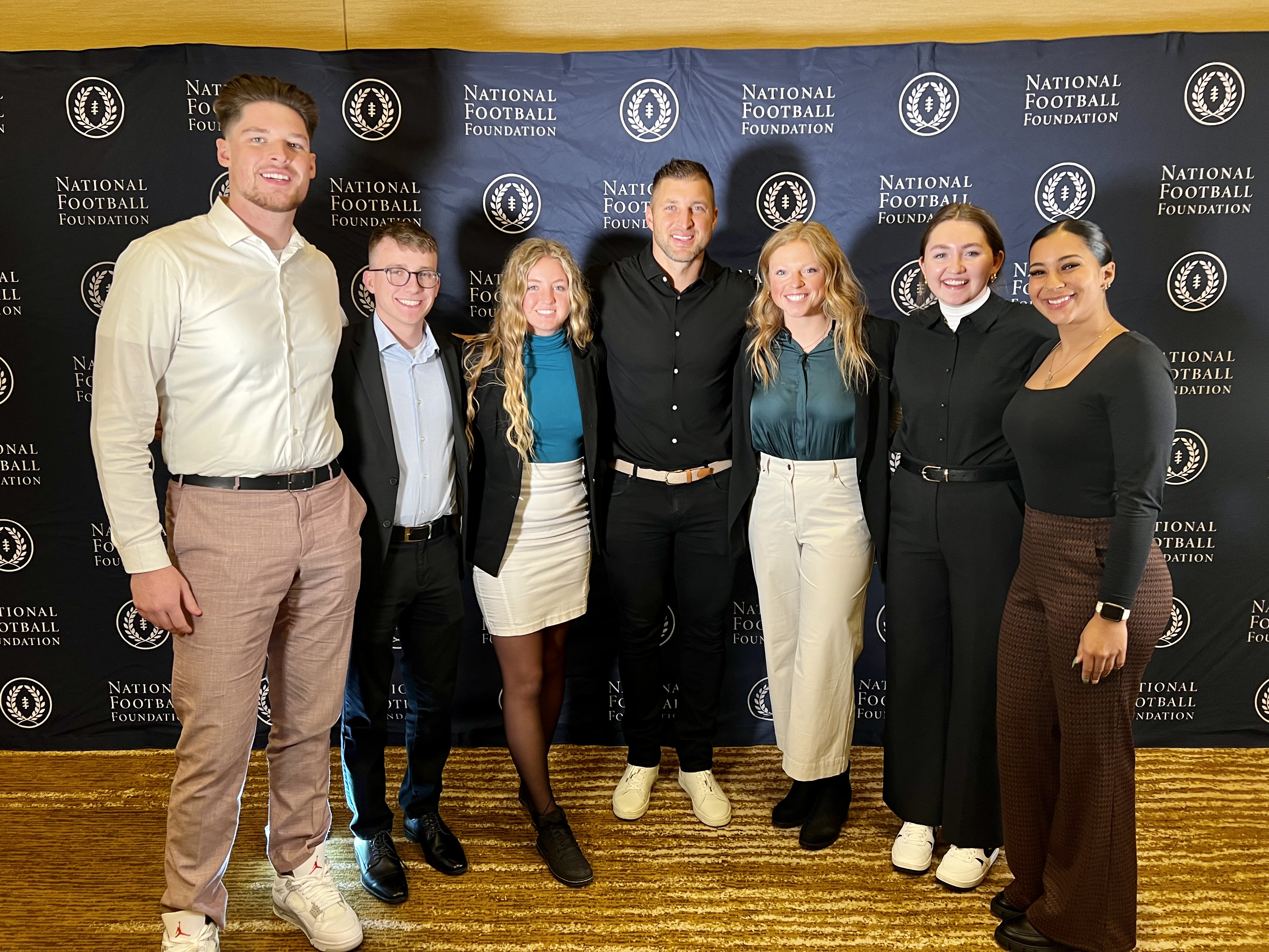 Idaho State University Human Performance and Sport Studies students attend the 2023 National Football Foundation Hall of Fame Awards in Las Vegas.