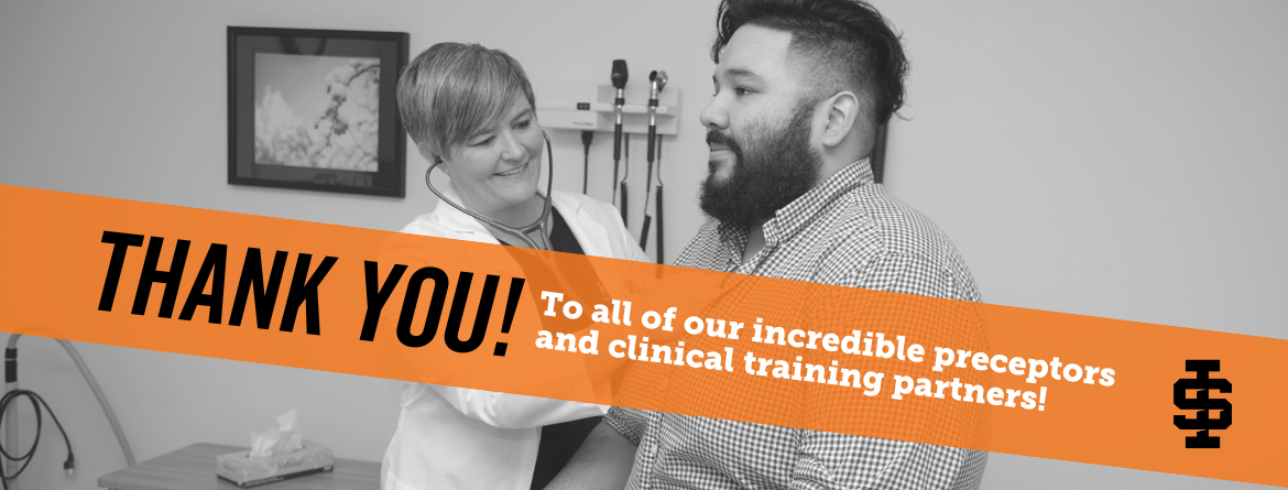 THANK YOU! To all of our incredible preceptors and clinical training partners!