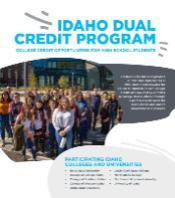 State of Idaho Dual Credit Brochure