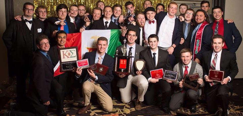Members of the Kappa Sigma fraternity