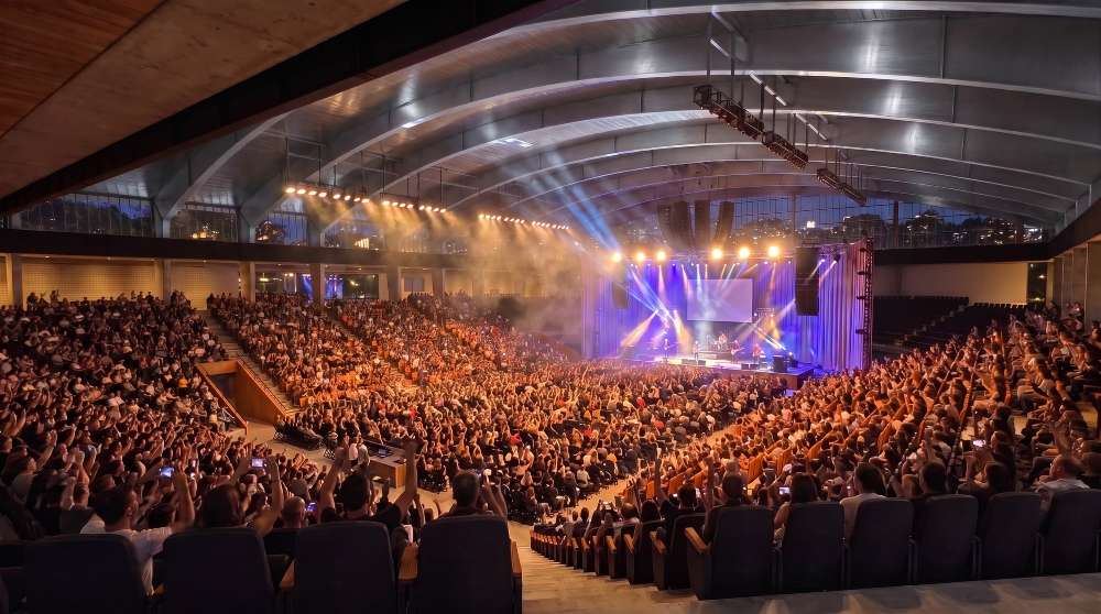 Rendering of a concert in the ICCU Bengal Arena