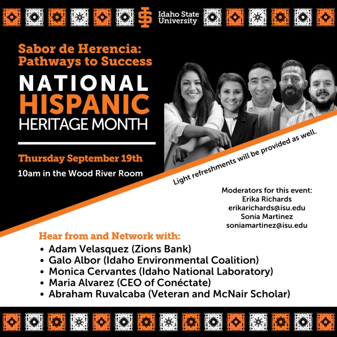 Hispanic Heritage Month Panel Information