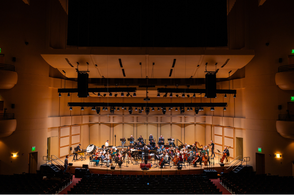 Orchestra on the Jensen Hall state