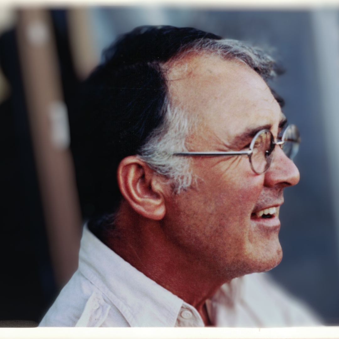 Headshot in profile of King