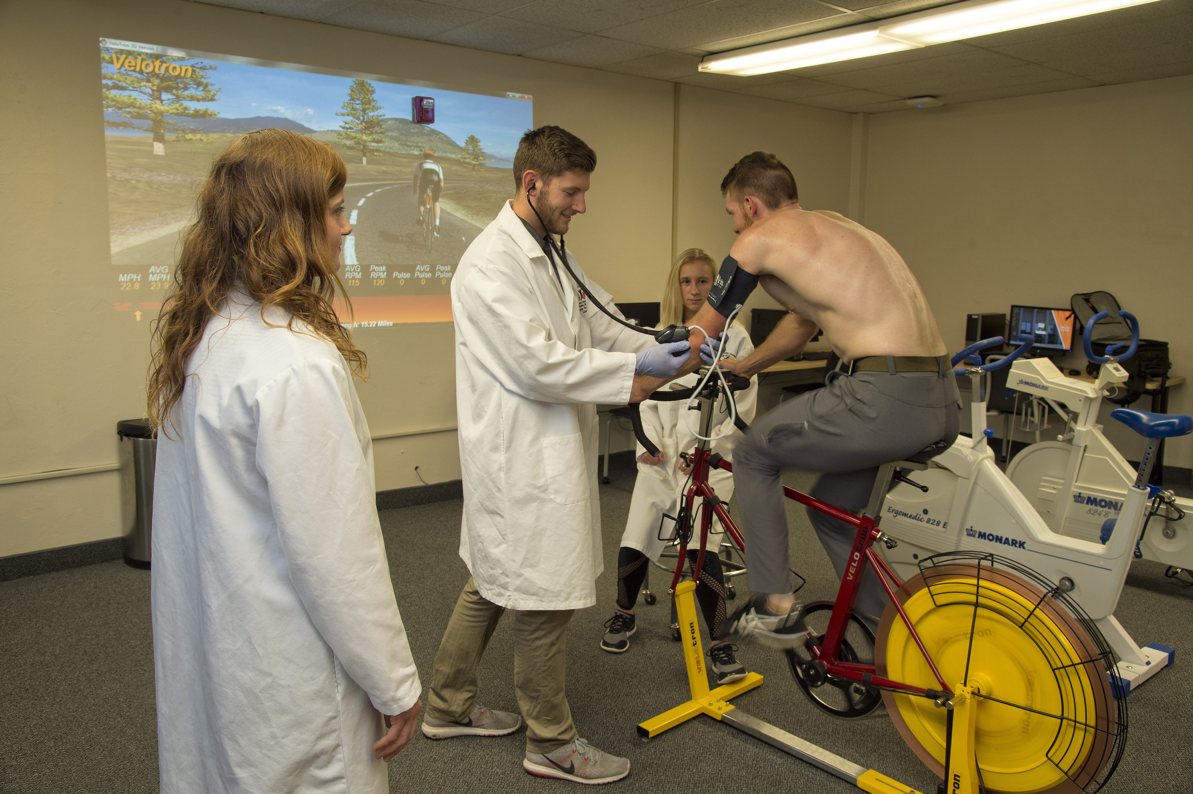 Exercise science on bike
