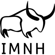 Bison above letters IMNH