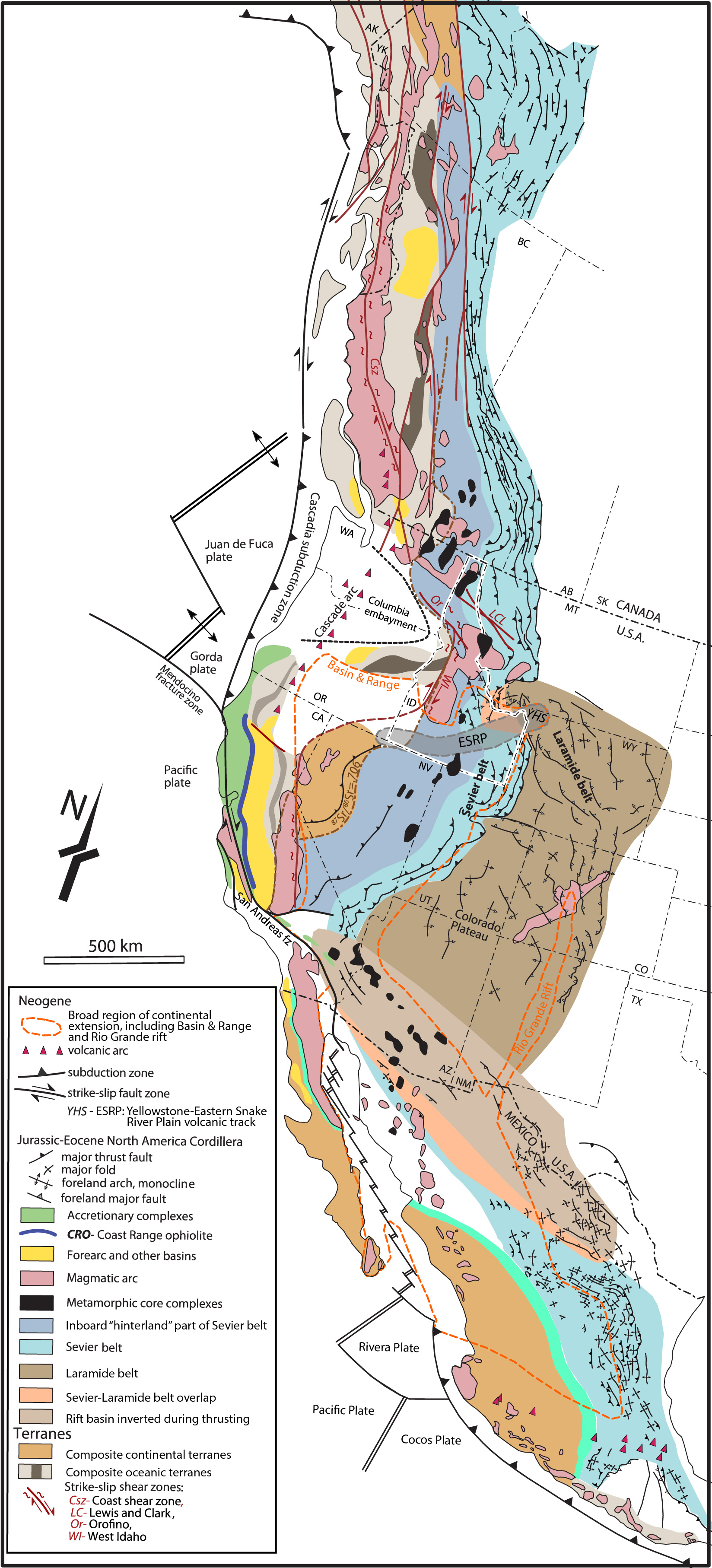 Fold thrust Belt Idaho State University