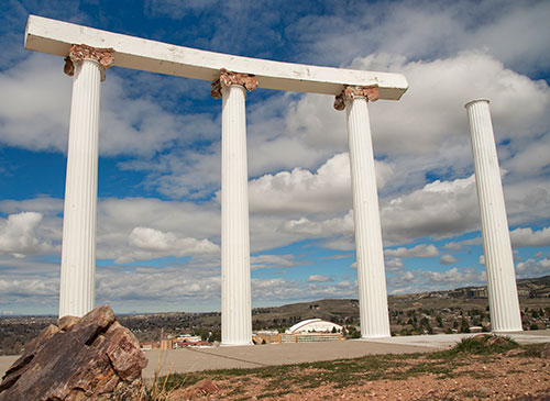 Pillars on Red Hill