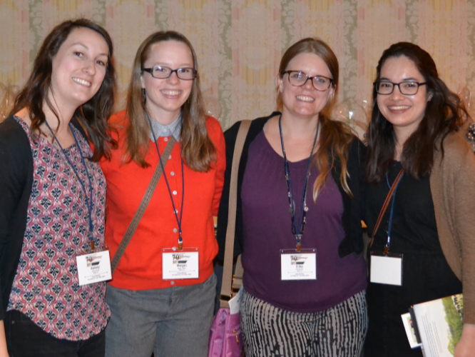 Dietetic interns at the state dietetic association meeting