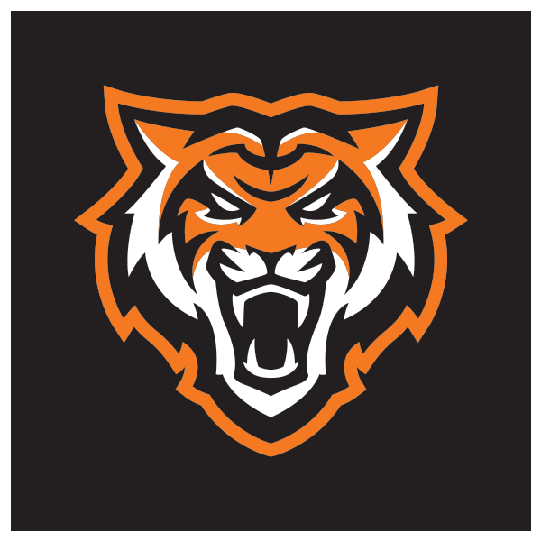 2-color Bengal logo with orange stroke
