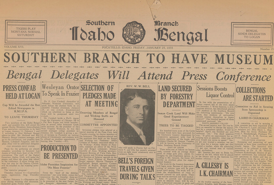 Southern Branch to Have Museum, Bengal Delegates Will Attend Press Conference