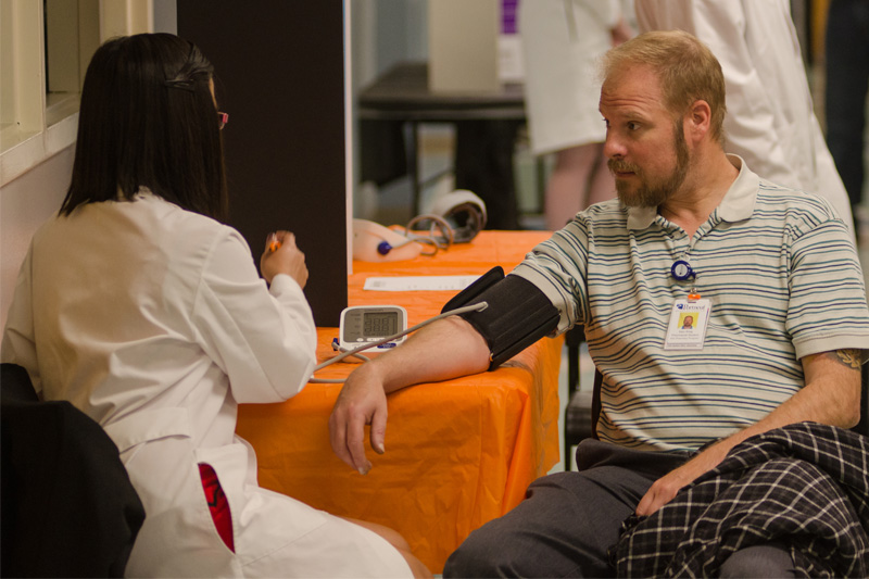 Pharmacy Student with Patient