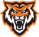 ISU bengal roar logo: a front facing tiger head roaring