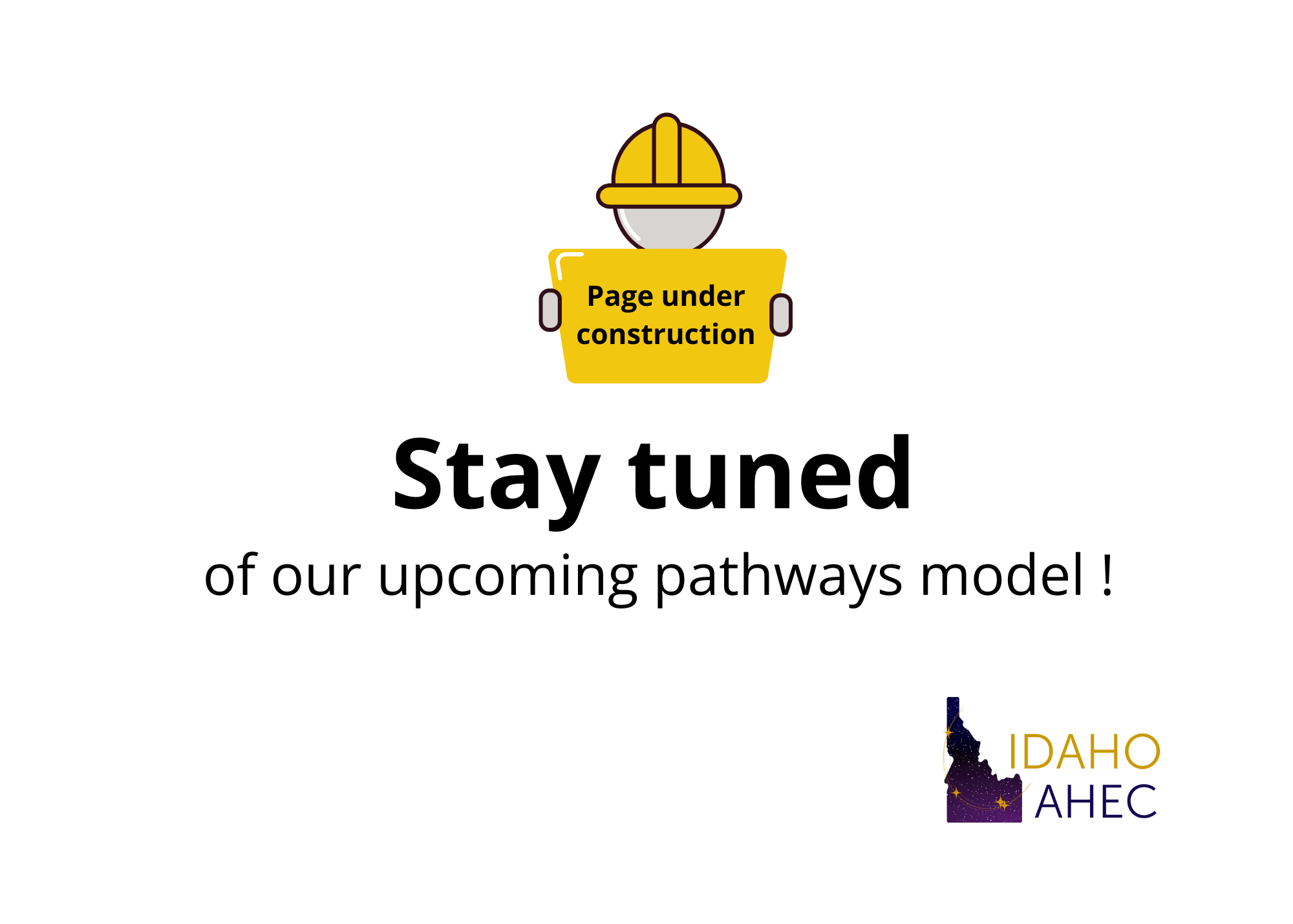 Stay tuned of our upcoming pathways model page