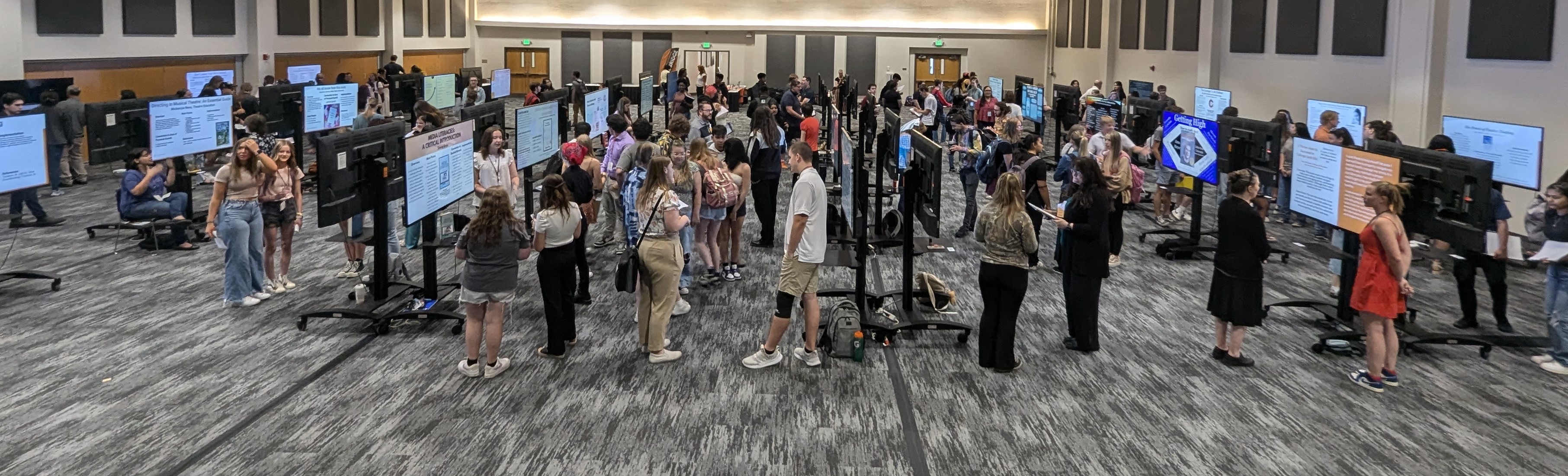 Wide angle shot of the Bengal Bridge Symposium Poster Session