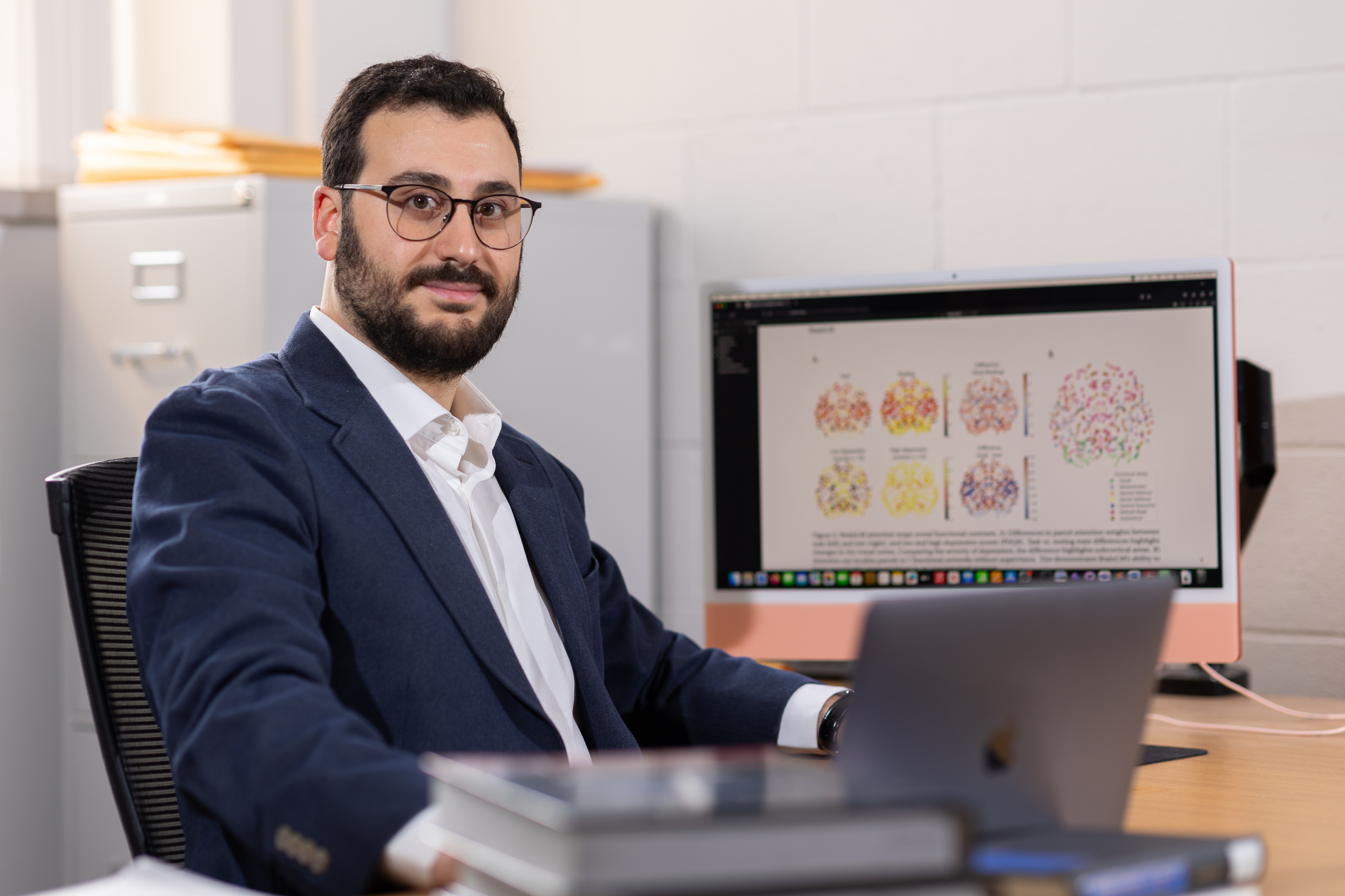 Emanuele Zappala, assistant professor of mathematics at Idaho State University, poses for a photo.