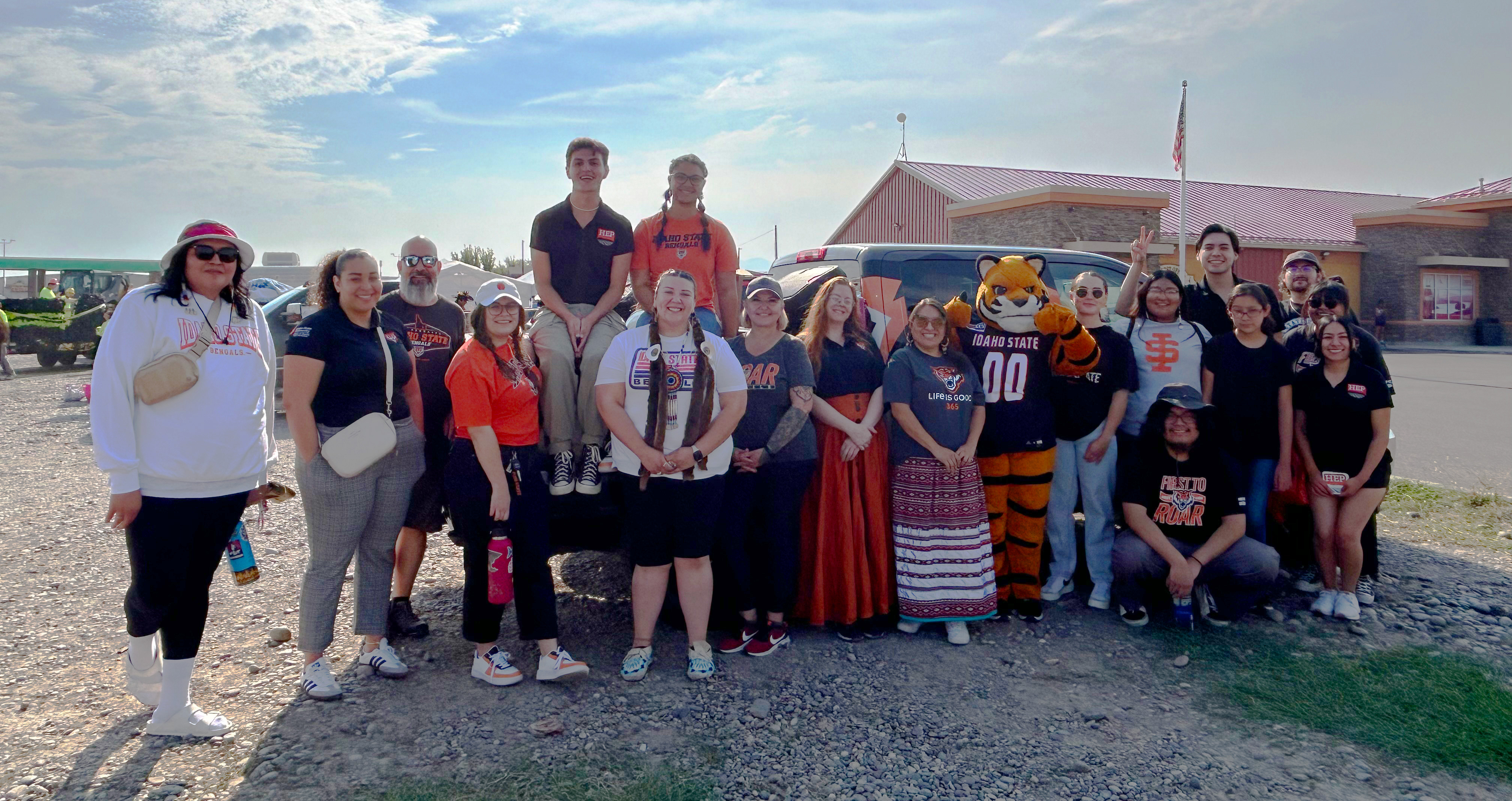 Native American Student Association at parade