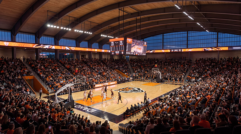 Conceptual rendering of the interior of the ICCU Bengal Arena