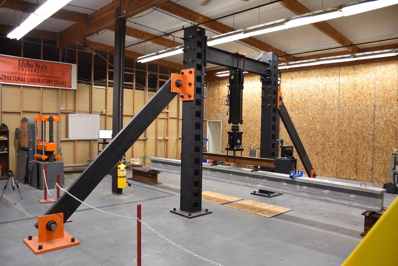 ISU's Structural Lab and the ISU big beam entered in the 2018 PCI competition.