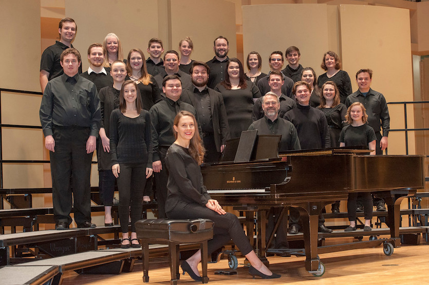 A photo of the Chamber Choir