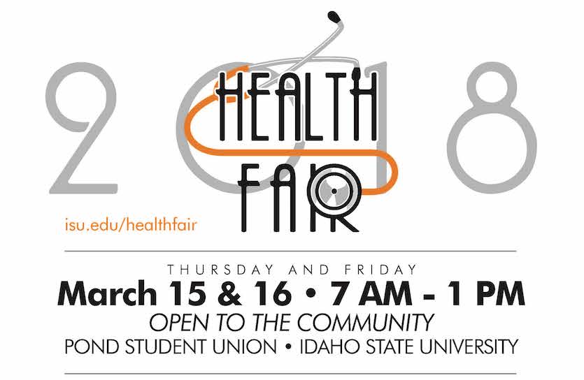 Image of 2018 Health Fair poster.