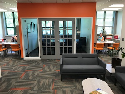 Office, paint, flooring upgrade at College of Pharmacy