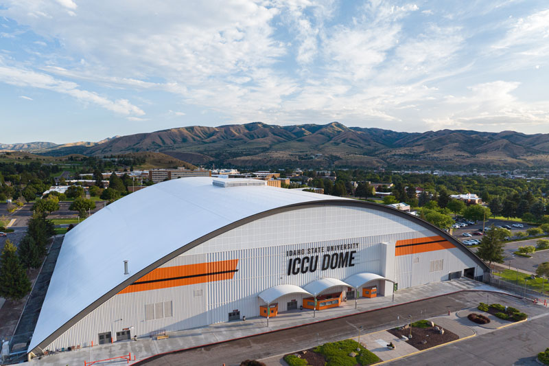 Aerial view of the ICCU Dome