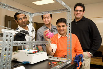 Graduate students are playing an integral role in the project. 