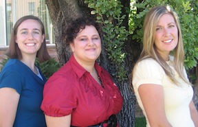 The Holiday Fair's 2010 scholarship winners, from left, Candida Rowan, Shayla Jackson and Shantelle Summers.