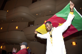 Another photo from the 2013 Africa Night celebration.